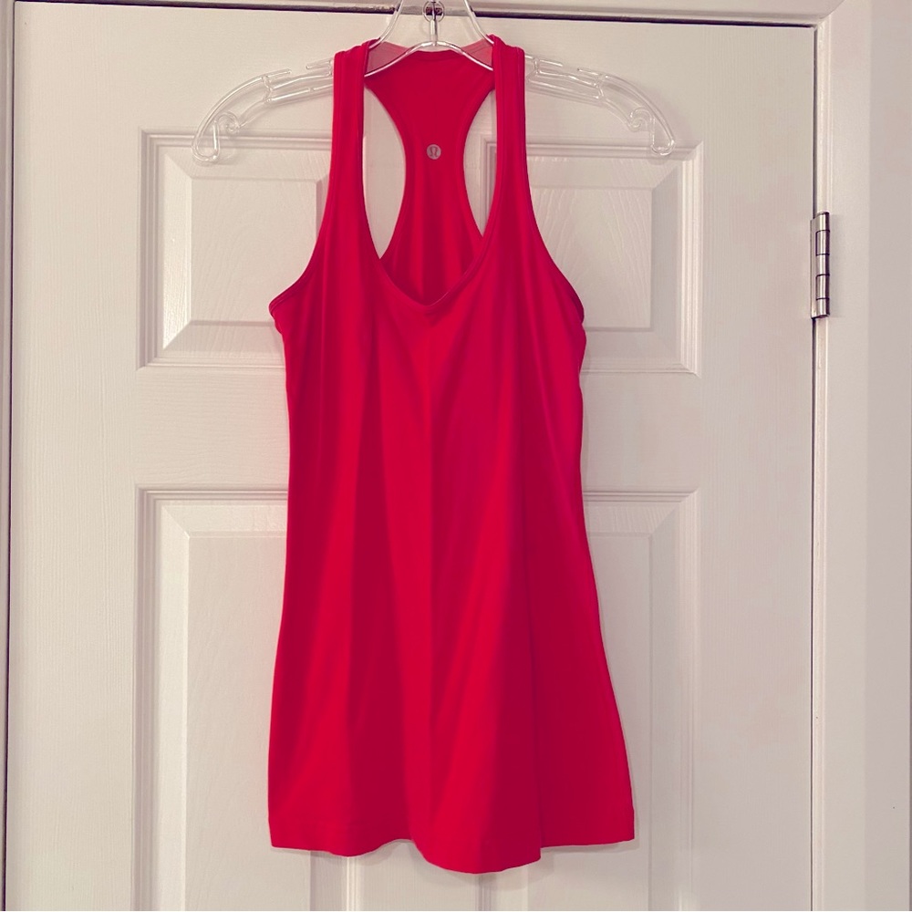 Pink Lululemon Cool Racerback tank